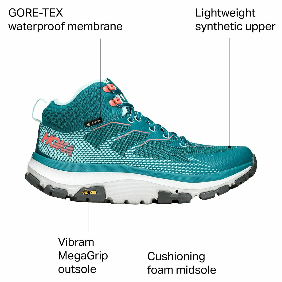 HOKA ONE ONE Sky Toa Hiking Boot Women's 2 HOKA ONE ONE Sky Toa Hiking Boot Women's - Image 2