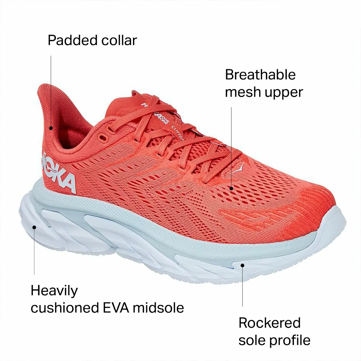HOKA ONE ONE Clifton Edge Running Shoe Women's 37 HOKA ONE ONE Clifton Edge Running Shoe Women's - Image 37